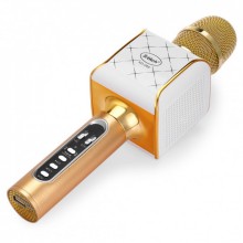 Беспроводной ЛУЧШИЙ микрофон-караоке Bluetooth KDCH VO/KD-08S Золотистый Беспроводной ЛУЧШИЙ микрофон-караоке Bluetooth KDCH VO/KD-08S Золотистый