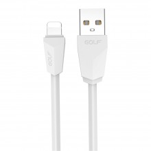 Кабель USB GOLF GC-27i DIAMOND LIGHTNING белый Кабель USB GOLF GC-27i DIAMOND LIGHTNING белый