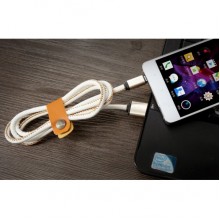 Кабель micro USB кожаный X47 1метр белый Кабель micro USB кожаный X47 1метр белый