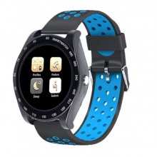 Умные смарт часы Smart Watch Z1 Plus черный с синим Умные смарт часы Smart Watch Z1 Plus черный с синим