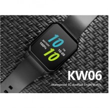 Смарт часы KingWear KW06, влагозащитные,  черные