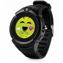 Детские умные часы-телефон Smart Watch Q360 Black с GPS + камера Черные