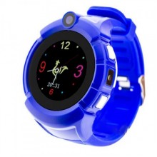 Детские умные часы-телефон Smart Watch Q360 Blue с GPS + камера Синие