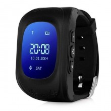 Детские смарт телефон-часы с GPS трекером Smart Watch GW300 (Q50) черные