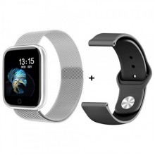 Умный Фитнес Браслет Kers Smart Band T80 Тонометр, Пульсометр, Шагометр, + браслет, Серебристый Умный Фитнес Браслет Kers Smart Band T80 Тонометр, Пульсометр, Шагометр, + браслет, Серебристый