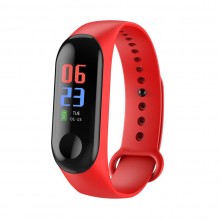 Фитнес-браслет M3 Plus Smart Bracelet Красный Фитнес-браслет M3 Plus Smart Bracelet Красный