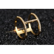 Кольцо Zha H-ring 7 покрытие золото Кольцо Zha H-ring 7 покрытие золото