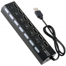 Разветвитель на 7 портов Zhar HB27 USB 2.0 HUB