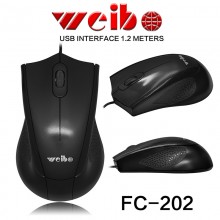 Компьютерная мышь Weibo FC-202 черная Компьютерная мышь Weibo FC-202 черная