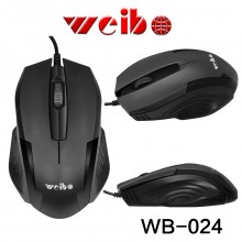 Компьютерная мышь Weibo WB-024 черная Компьютерная мышь Weibo WB-024 черная