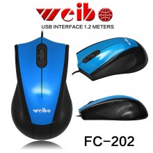 Компьютерная мышь Weibo FC-202 черный с синим Компьютерная мышь Weibo FC-202 черный с синим