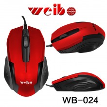 Компьютерная мышь Weibo WB-024 красная Компьютерная мышь Weibo WB-024 красная