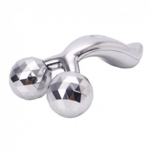 Массажер для лица и тела 3D Massager Массаж, Омолаживание серебристый Массажер для лица и тела 3D Massager Массаж, Омолаживание серебристый