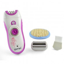 Эпилятор пемза Gemei GM-3056 2в1, белый с розовым Эпилятор пемза Gemei GM-3056 2в1, белый с розовым
