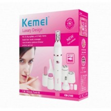 Эпилятор-триммер для лица Kemei Km-2189, 7 насадок Эпилятор-триммер для лица Kemei Km-2189, 7 насадок
