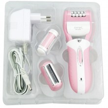 Эпилятор пемза Gemei GM 3052 3в1, розовый Эпилятор пемза Gemei GM 3052 3в1, розовый