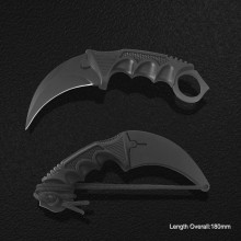 Нож керамбит CS GO 188мм черный