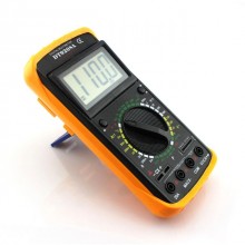 Мультиметр цифровой DT 9208A измерения тока, напряжения, сопротивления, частоты и температуры