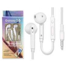 Наушники Stereo Handsfree Zha S6 SM-G920 белые