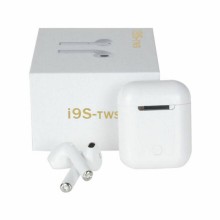 Беспроводные наушники Zha i9S-TWS с кейсом для зарядки +чехол и карабин белые Беспроводные наушники Zha i9S-TWS с кейсом для зарядки +чехол и карабин белые