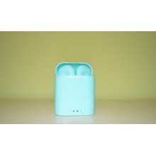 Беспроводные наушники Bluetooth в кейсе HBQ i7s TWS Бирюзовые Беспроводные наушники Bluetooth в кейсе HBQ i7s TWS Бирюзовые