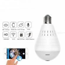 Панорамная Wi-Fi IP камера 360° (лампа) EC75B-P12