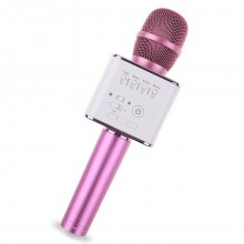 Беспроводной караоке микрофон Tofu Q9 Pink