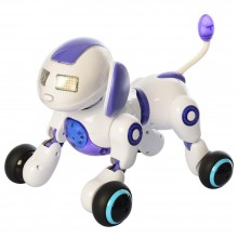Интерактивная собака игрушка Zoomer SF21573, белая с синим Интерактивная собака игрушка Zoomer SF21573, белая с синим