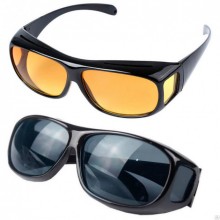 Водительские очки от солнца HD Vision Visor АНТИФАРЫ Day & Night КОМПЛЕКТ из 2 шт