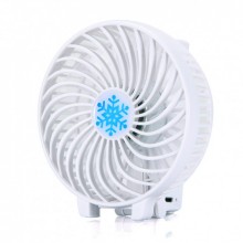 Ручной мини вентилятор Mini Fan на аккумуляторе белый