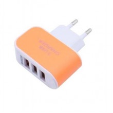 Зарядное устройство на 3 USB LANDFOX оранжевое