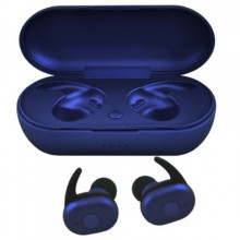 Беспроводные Bluetooth-наушники TWS DT1 с кейсом и микрофоном STEREO LUX Blue Беспроводные Bluetooth-наушники TWS DT1 с кейсом и микрофоном STEREO LUX Blue