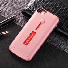 Чехол с аккумулятором Smart Battery Case для Apple iPhone 6/7/8 Plus ДОБАВКА 5800 mAh розовый Без бренда