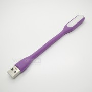 Гнучка лампа LED USB LIGHT підсвічування для ноутбука Фіолетова